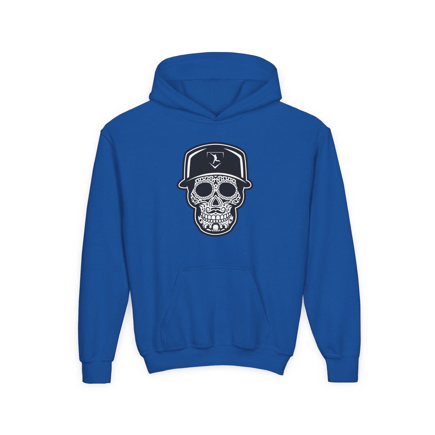 Youth | Day of the Dead | Black and White Skull Hoodie