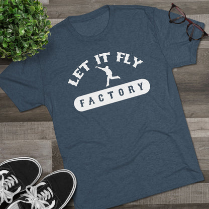 Let It Fly Factory Graphic Tee - White Lettering