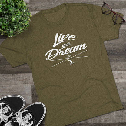 Live Your Dream Graphic Tee - White Lettering