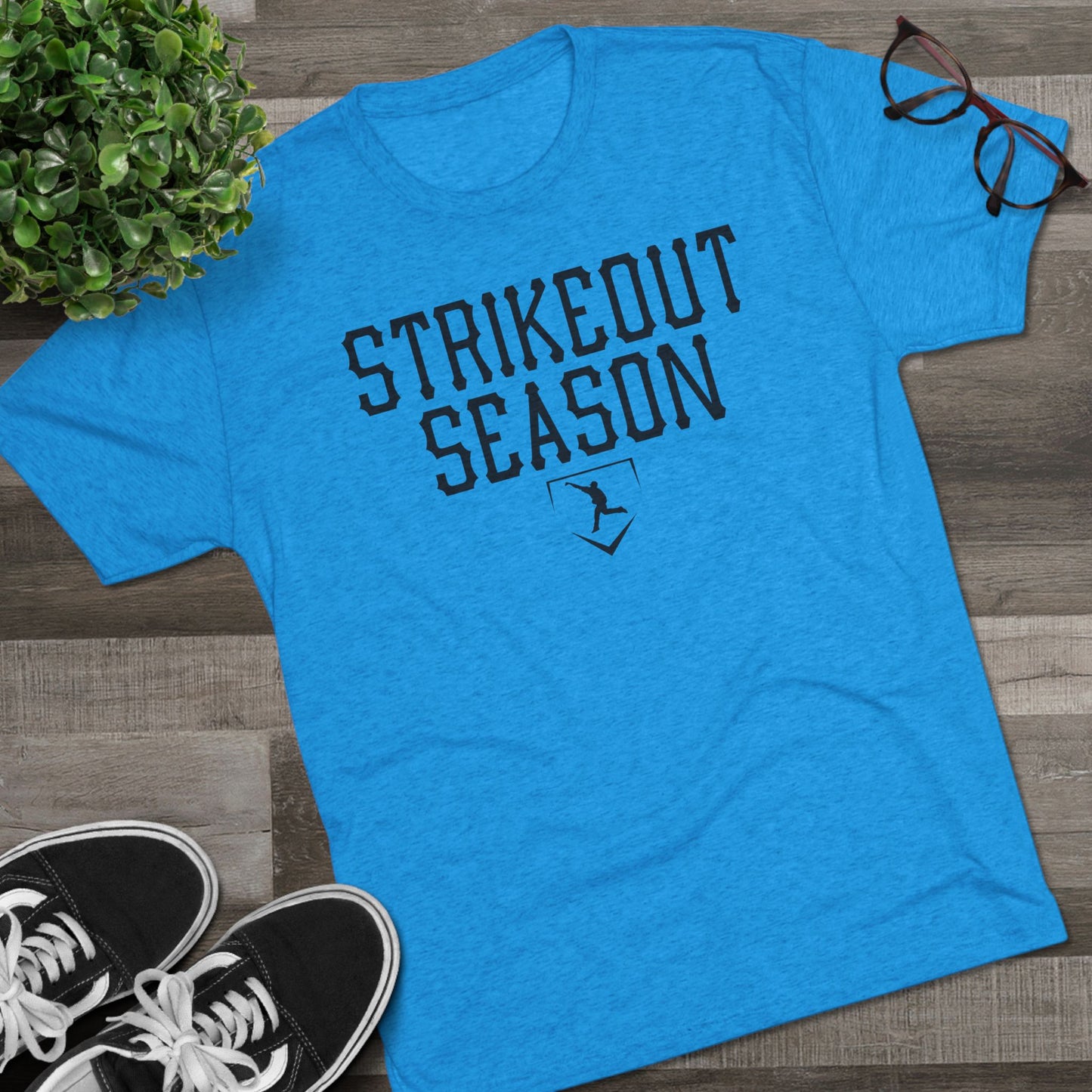 Strikeout Season Graphic Tee - Black Lettering