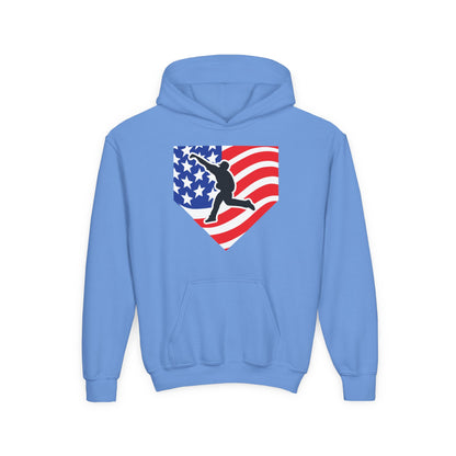 Youth | Logo American Flag Hoodie