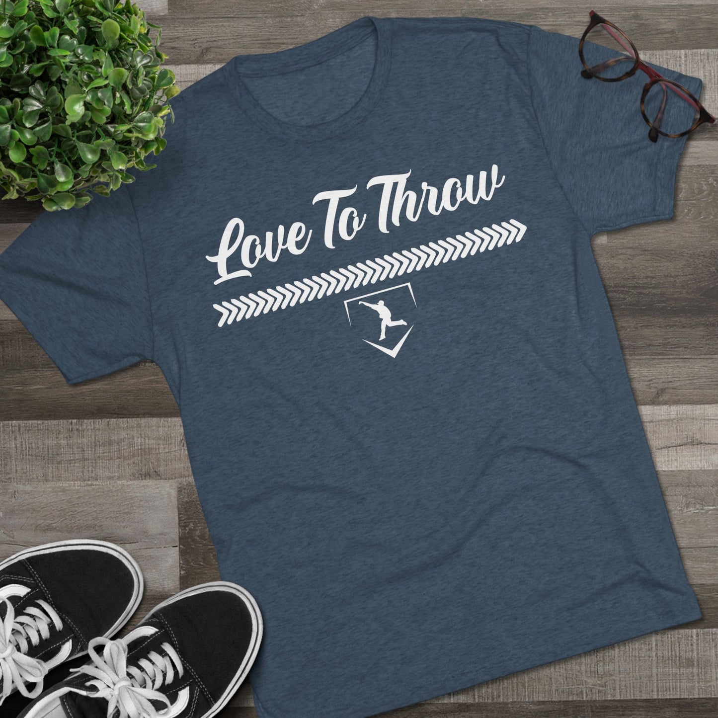 Love to Throw Graphic Tee - White Lettering