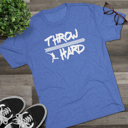 Throw Hard Graphic Tee - White Lettering