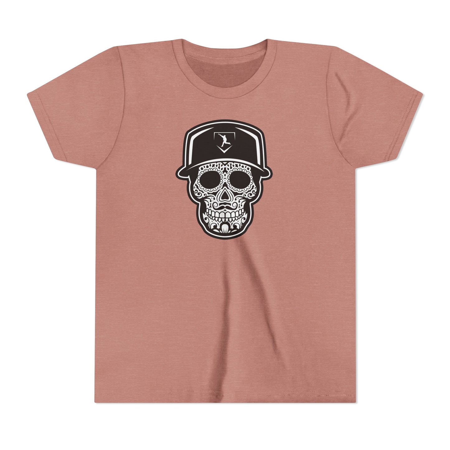 Youth | Day of the Dead | Black and White Skull Graphic Tee