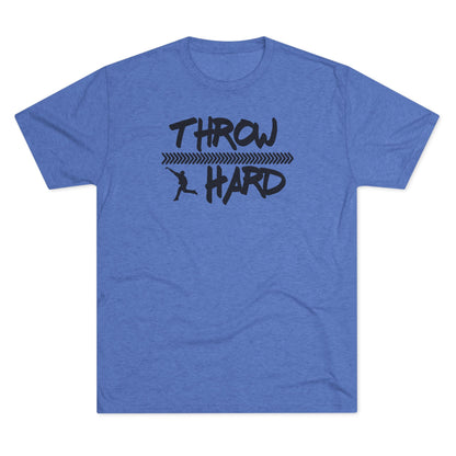 Throw Hard Graphic Tee - Black Lettering