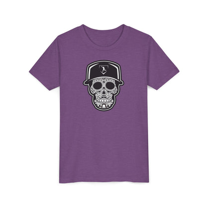 Youth | Day of the Dead | Black and White Skull Graphic Tee