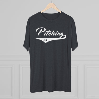 Pitching Graphic Tee - White Lettering