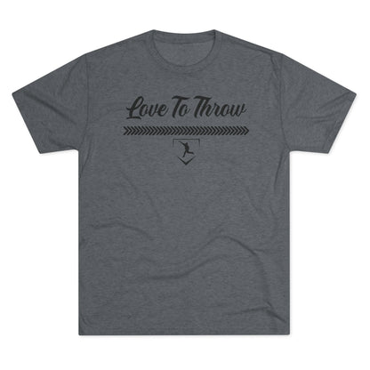 Love to Throw Graphic Tee | Black Lettering