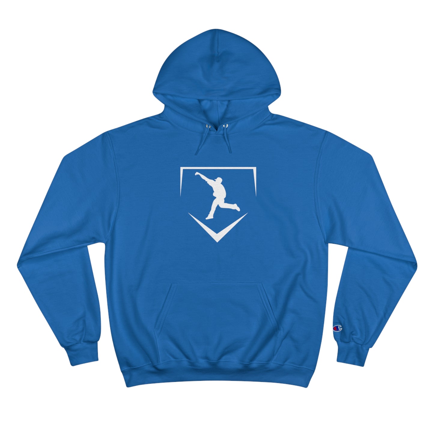 Logo | Home Plate Hoodie - White