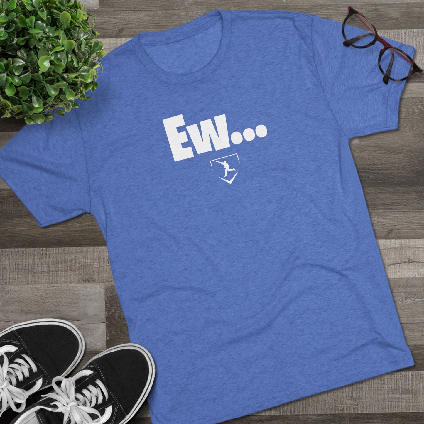 Ew Graphic Tee - White Lettering