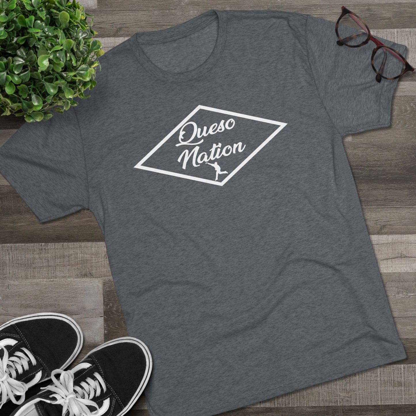 Queso Nation Graphic Tee  - White Lettering