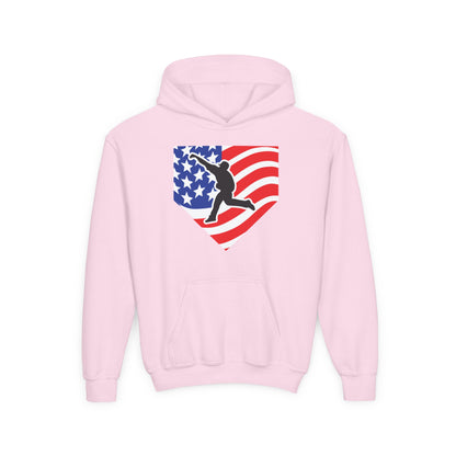 Youth | Logo American Flag Hoodie