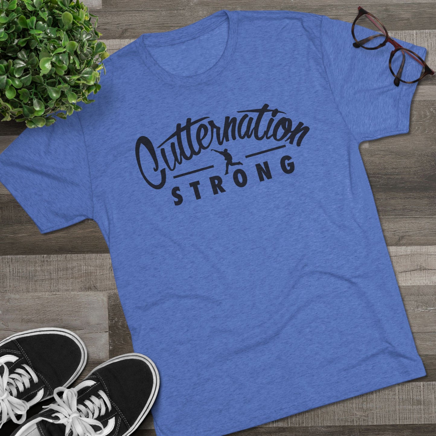 Logo | Cutternation Strong Graphic Tee - Black Logo