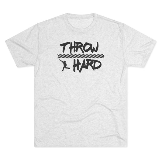 Throw Hard Graphic Tee - Black Lettering