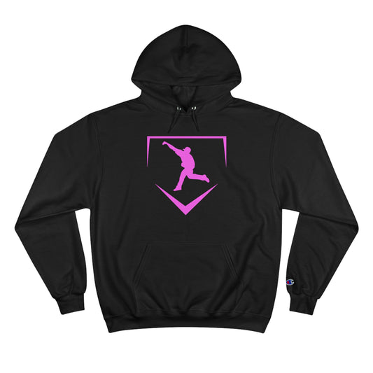 Logo | Home Plate Hoodie - Pink