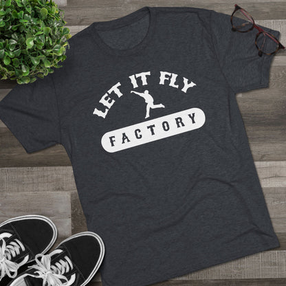 Let It Fly Factory Graphic Tee - White Lettering