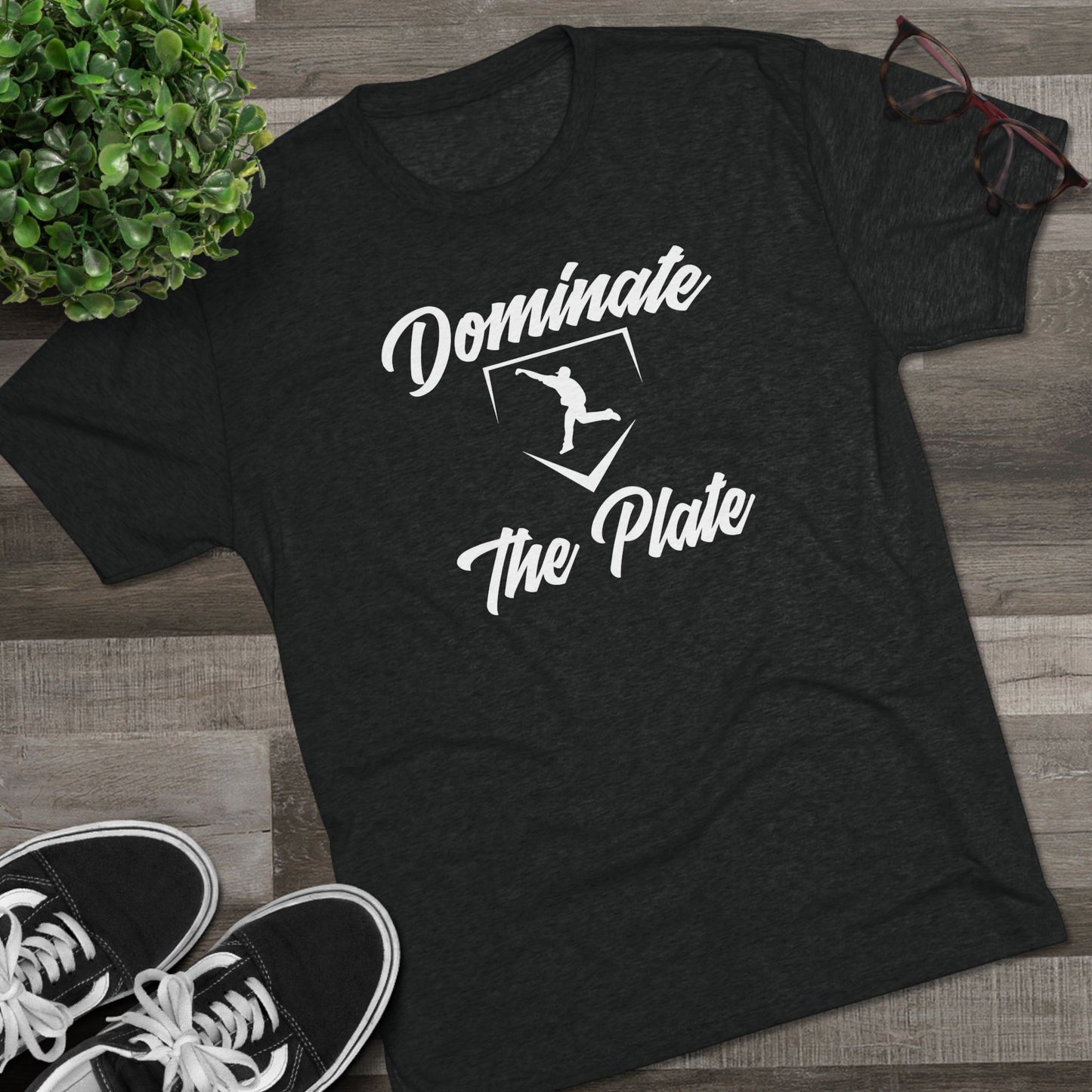 Dominate The Plate Graphic Tee - White Lettering