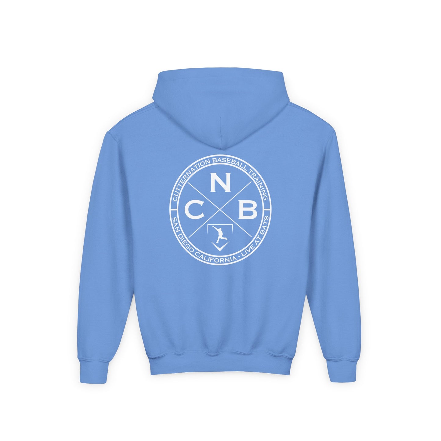 Youth | Day of the Dead | Blue and White Skull Hoodie