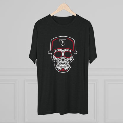 Day of the Dead | Black and Red Skull Graphic Tee