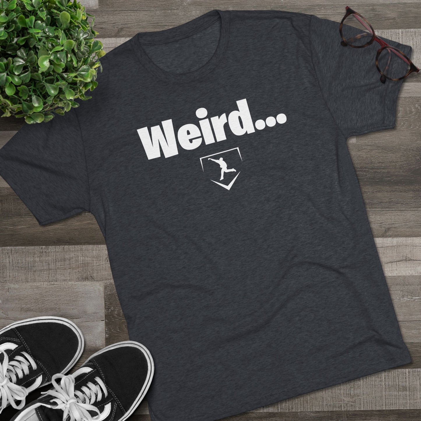 Weird Graphic Tee - White Lettering