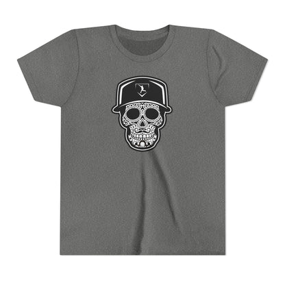 Youth | Day of the Dead | Black and White Skull Graphic Tee