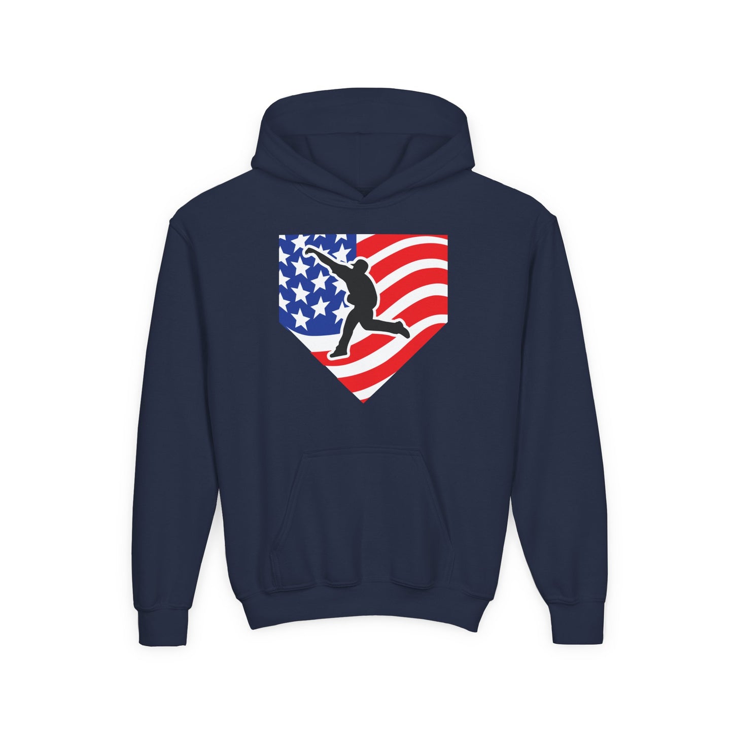 Youth | Logo American Flag Hoodie