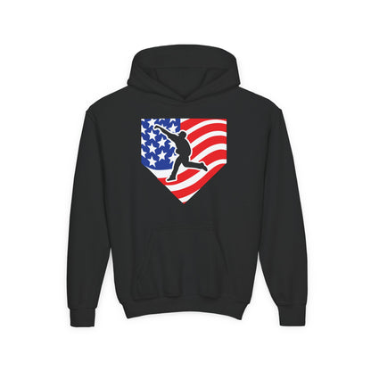 Youth | Logo American Flag Hoodie