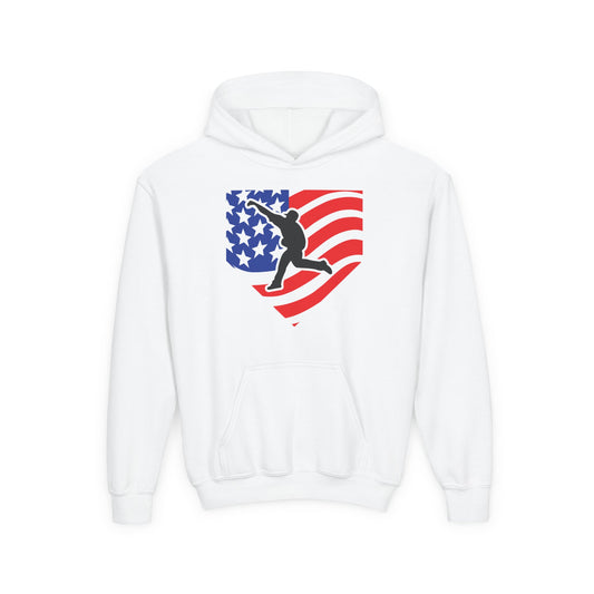 Youth | Logo American Flag Hoodie