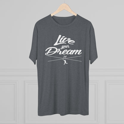 Live Your Dream Graphic Tee - White Lettering