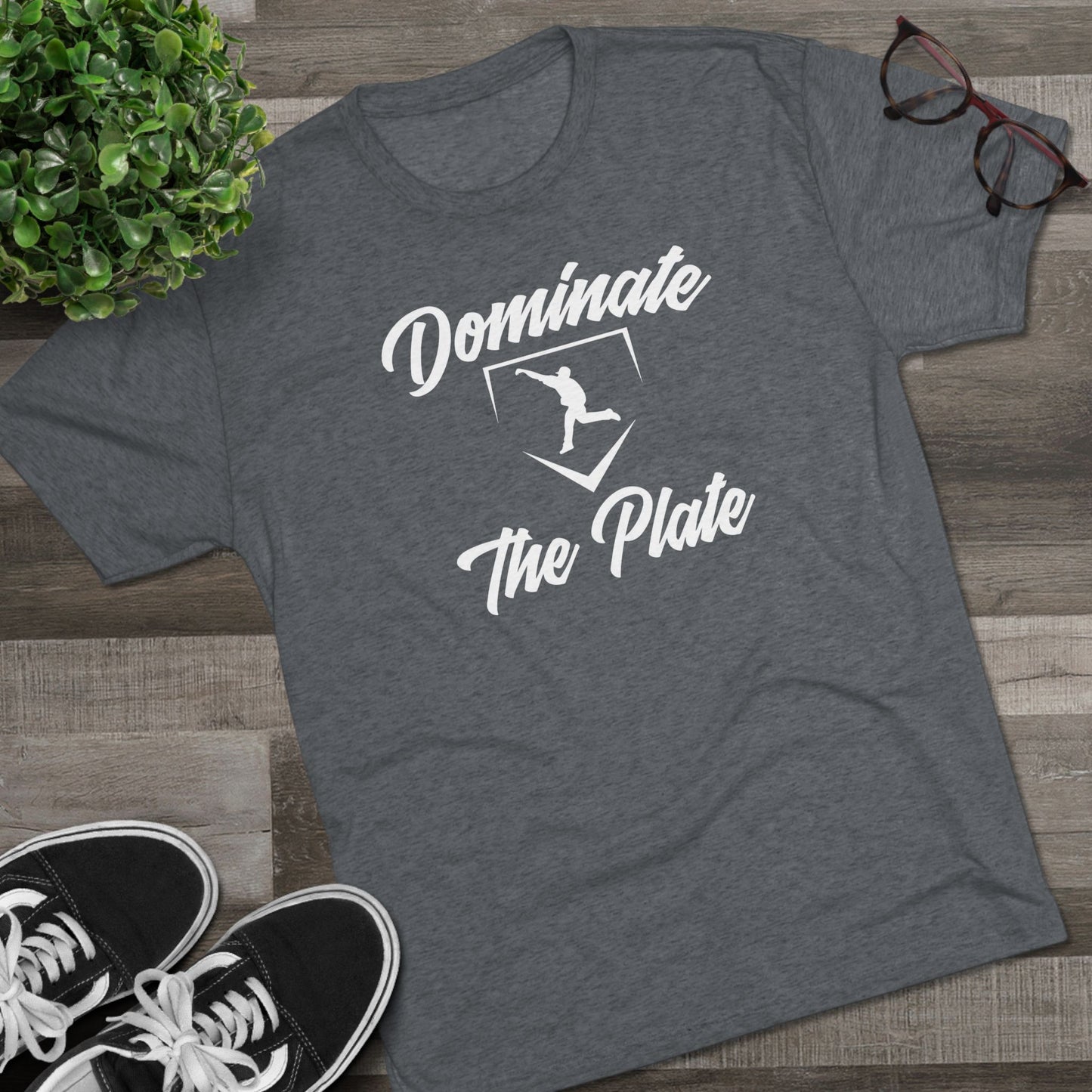 Dominate The Plate Graphic Tee - White Lettering