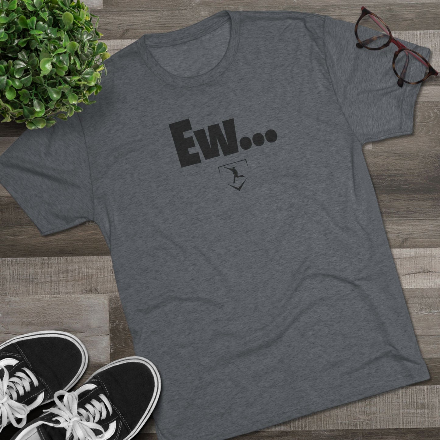 Ew Graphic Tee - Black Lettering