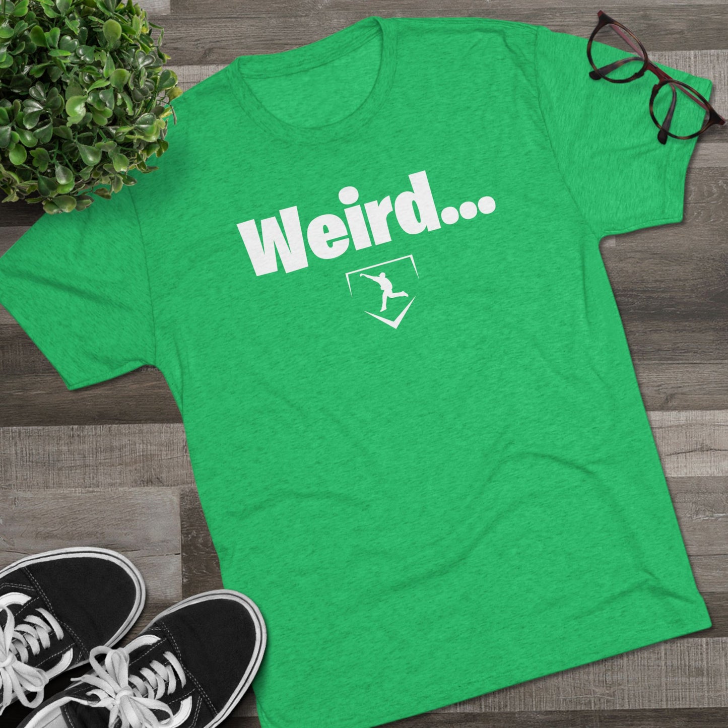 Weird Graphic Tee - White Lettering