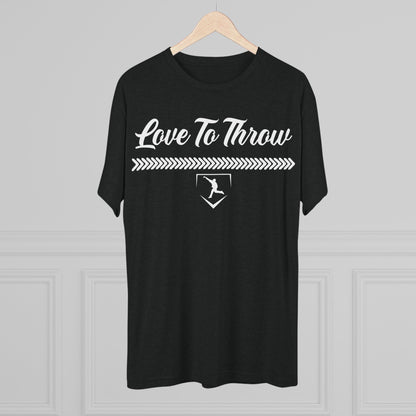 Love to Throw Graphic Tee - White Lettering