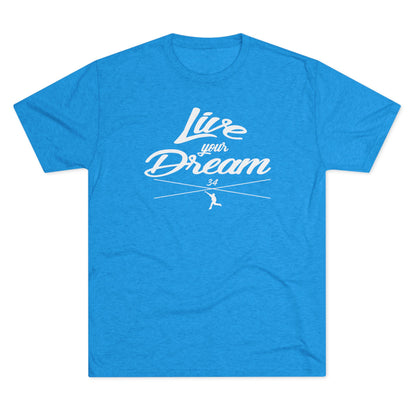 Live Your Dream Graphic Tee - White Lettering