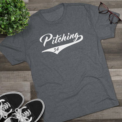 Pitching Graphic Tee - White Lettering