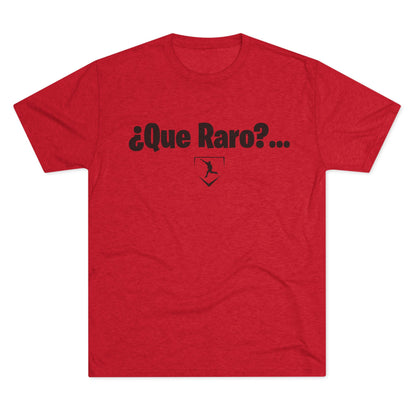 Que Raro Graphic Tee | Black Lettering