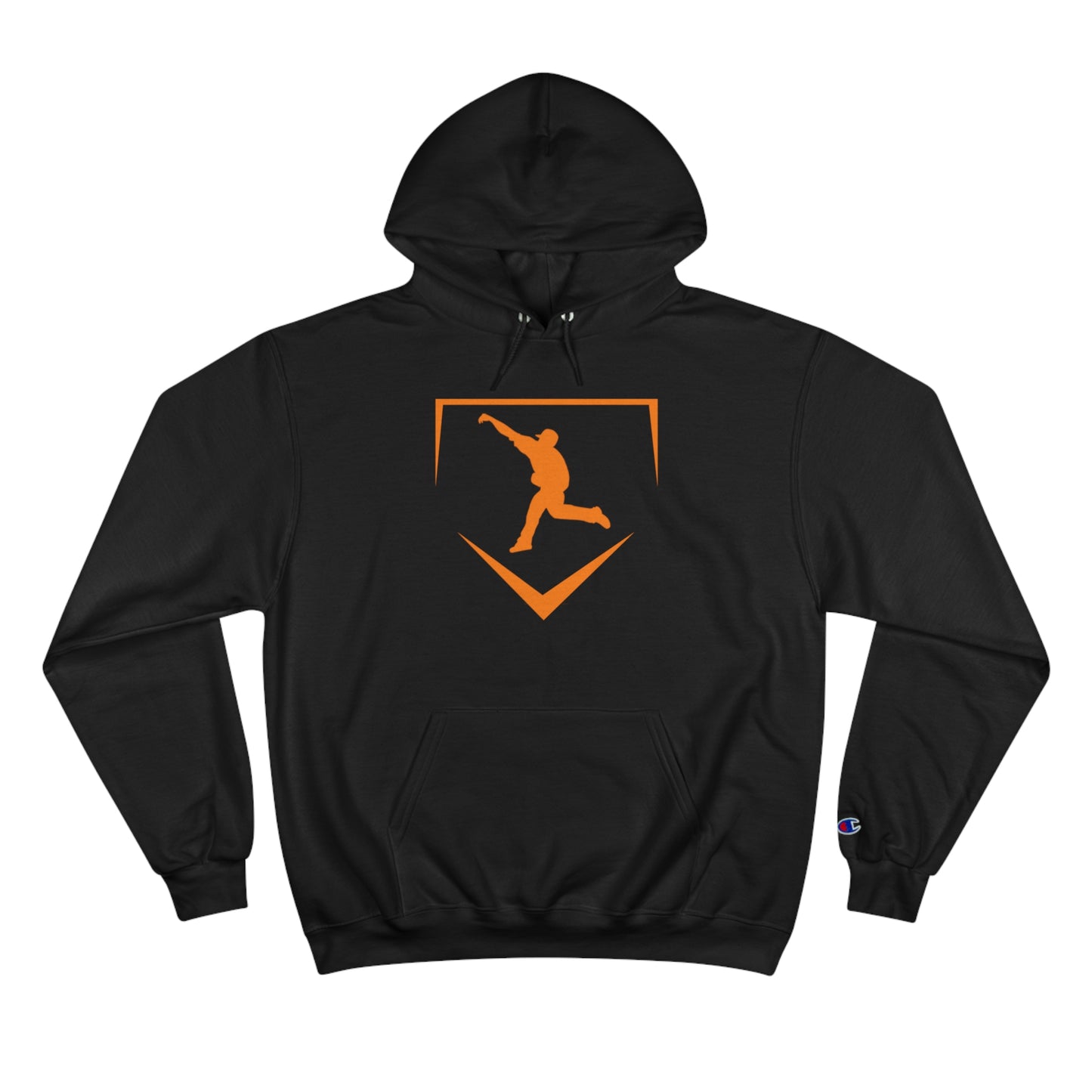 Logo | Home Plate Hoodie - Orange