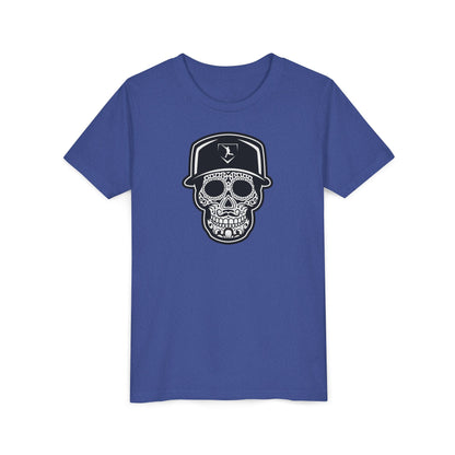 Youth | Day of the Dead | Black and White Skull Graphic Tee