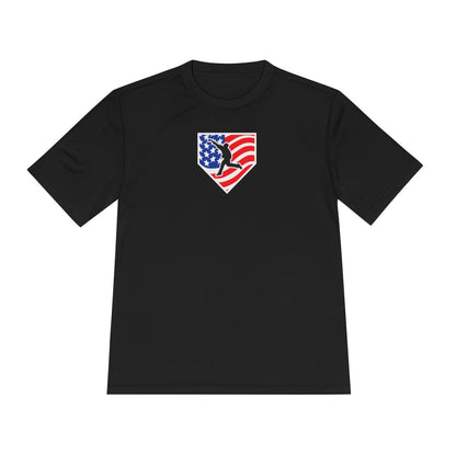 Logo | Home Plate American Flag Performance Tee