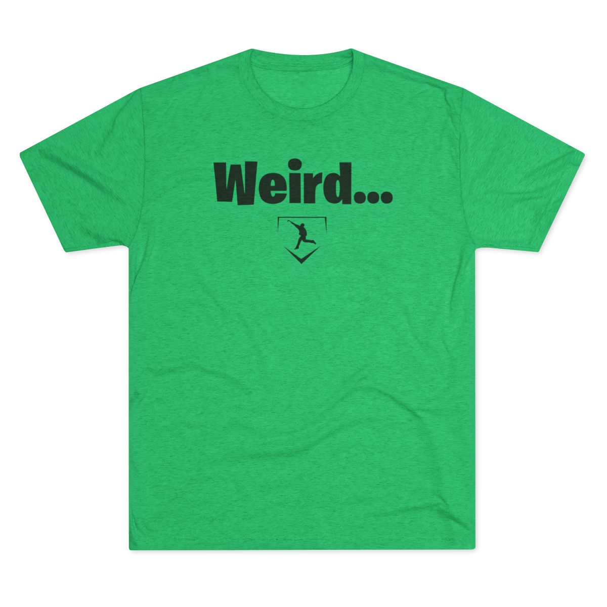 Weird Graphic Tee - Black Lettering