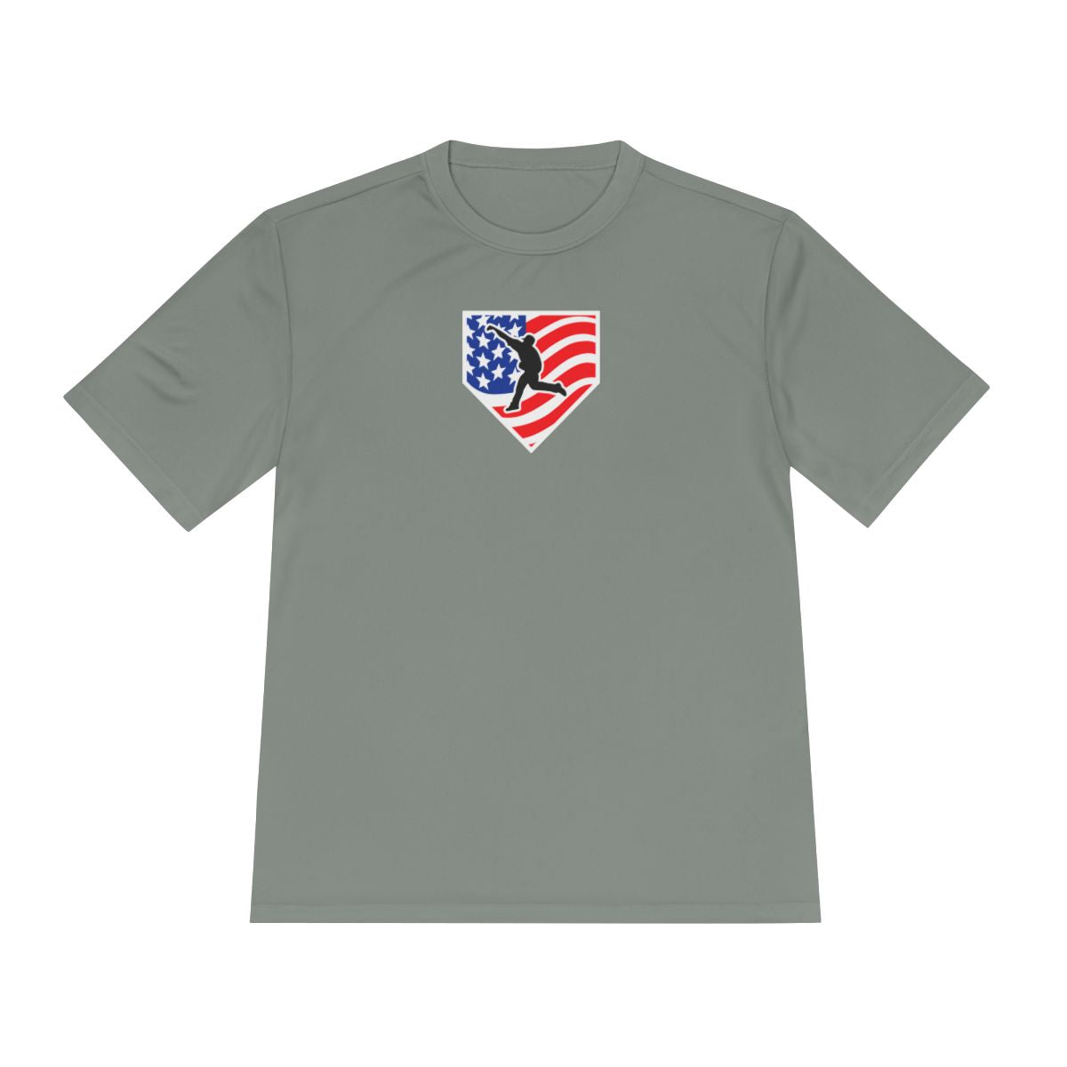 Logo | Home Plate American Flag Performance Tee