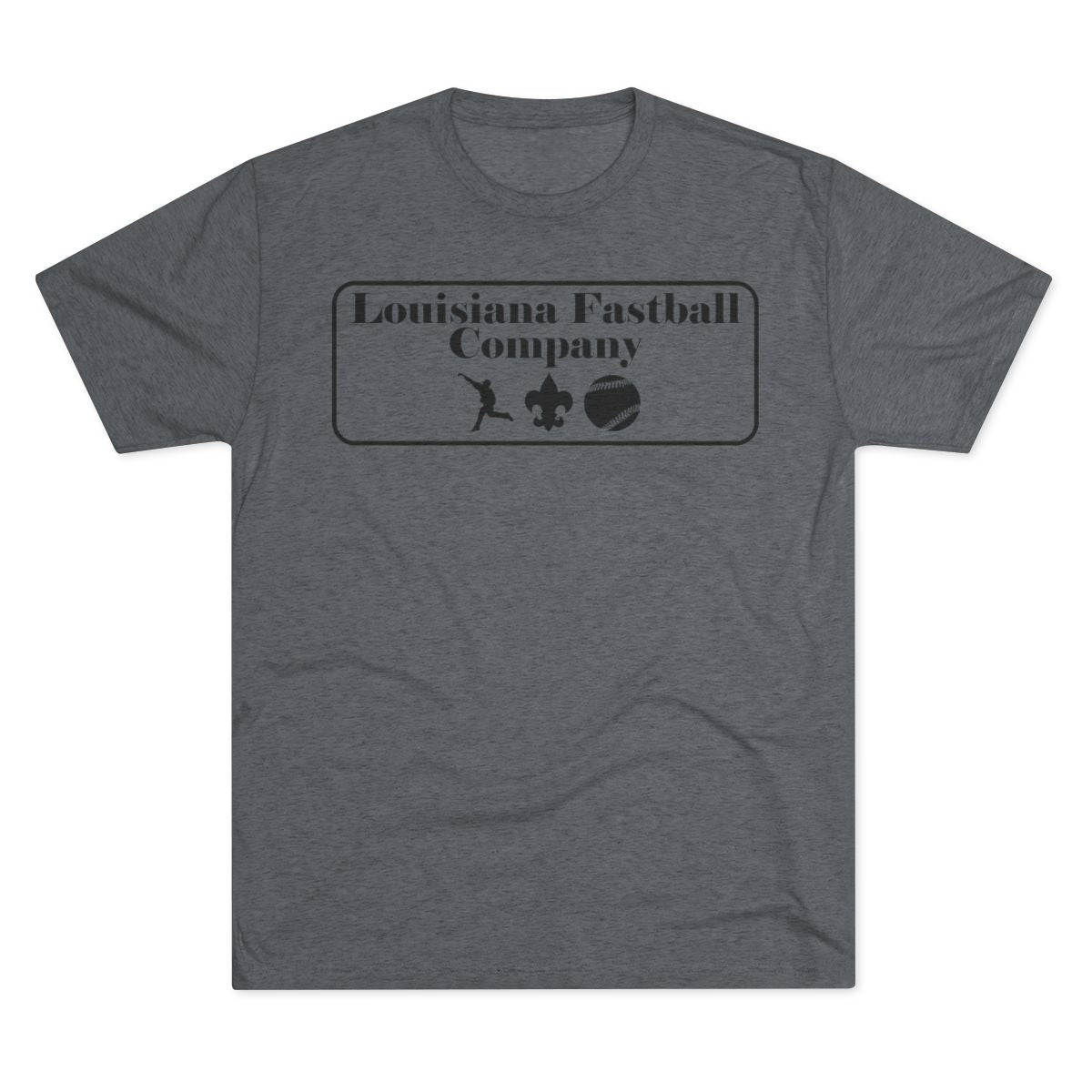 Louisiana Fastball Company Graphic Tee - Black Lettering