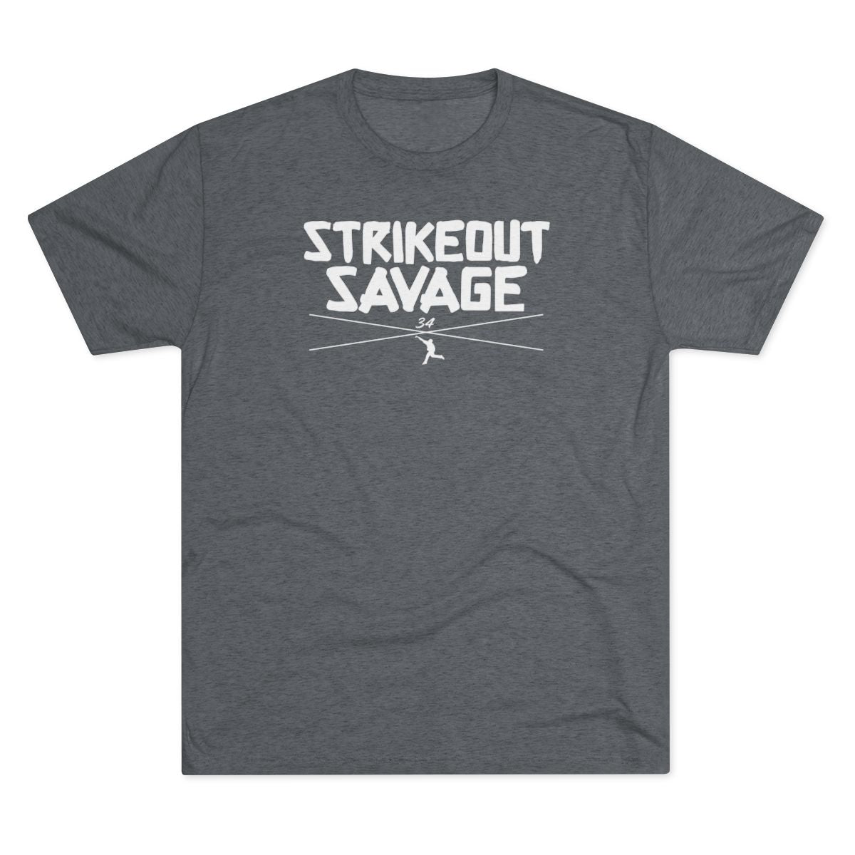 Strikeout Savage Graphic Tee - White Lettering