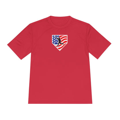 Logo | Home Plate American Flag Performance Tee