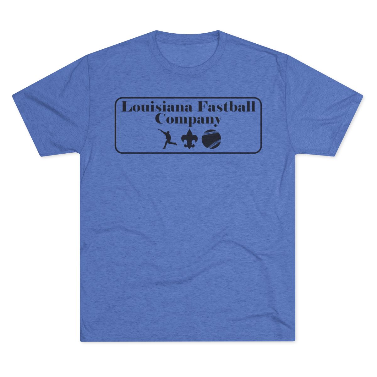 Louisiana Fastball Company Graphic Tee - Black Lettering