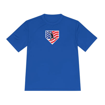 Logo | Home Plate American Flag Performance Tee